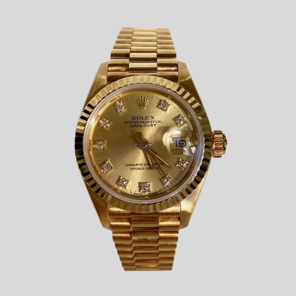 Rolex 69178 Champagne Datejust 26mm 1985