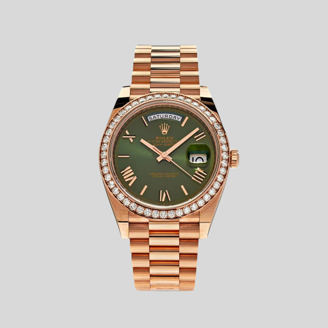 Rolex 228235RBR Olive Day-Date 40mm 2023