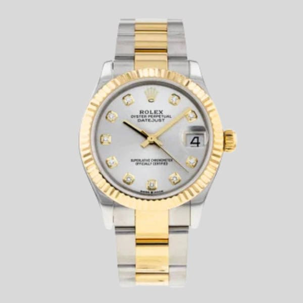 Rolex 278273 Silver Diamond Dot Datejust 31mm 2021