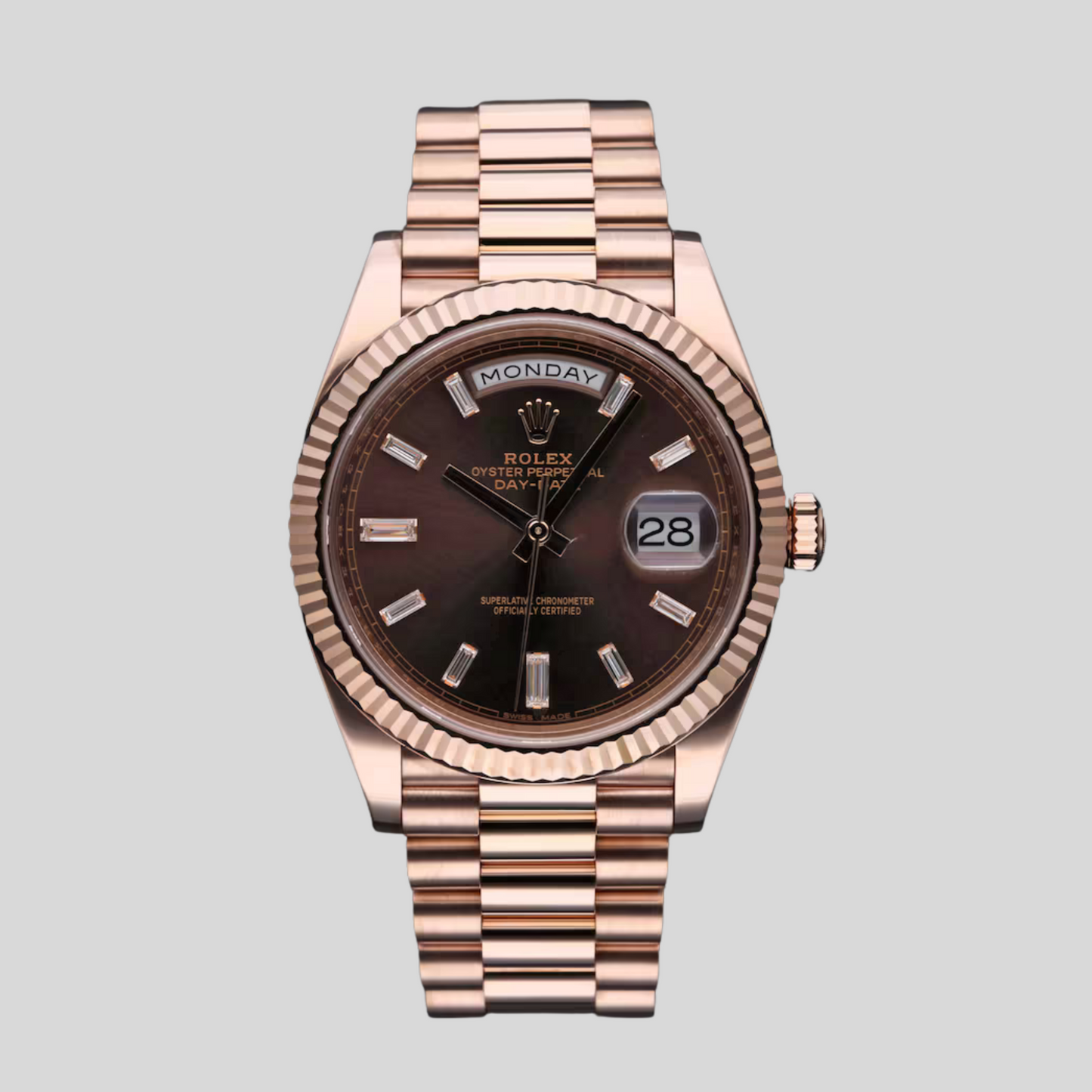 Rolex 228235 Choco Baguette Day-Date 40mm 2022