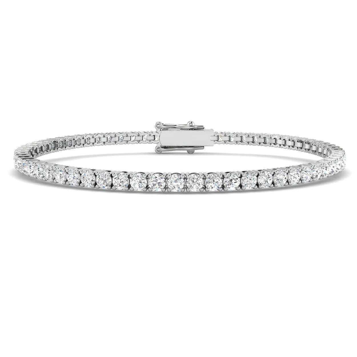 KNQ NATURAL DIAMONDS 14CT K-M Tennis Bracelet