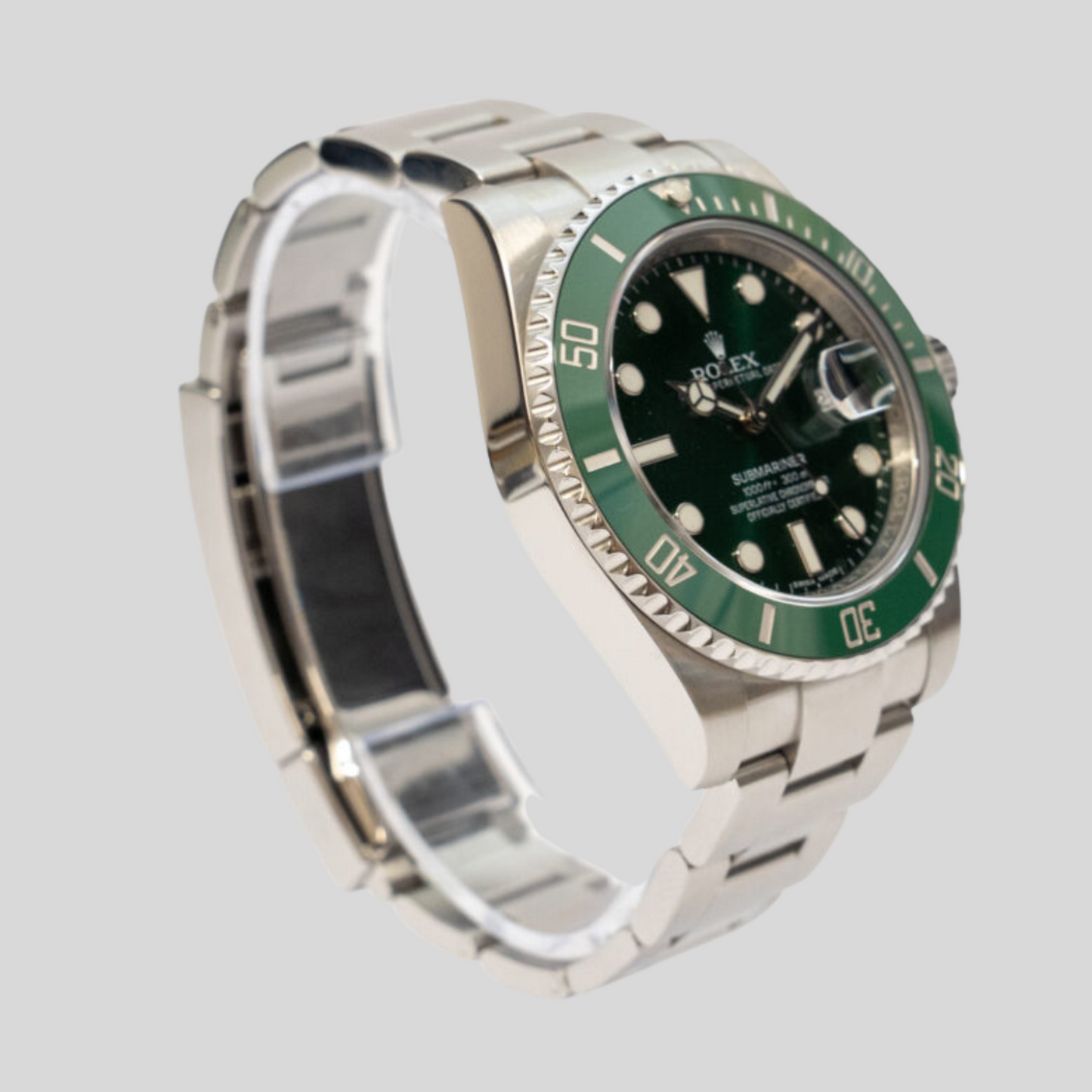 Rolex 116610LV HULK Green Submariner Date 40mm 2014