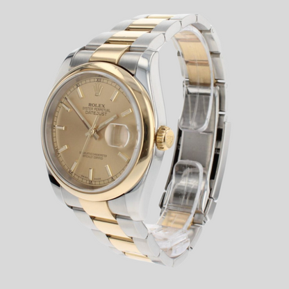 Rolex 116203 Champagne Datejust 36mm 2013