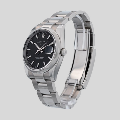 Rolex 115200 Black Oyster Perpetual 34mm 2012