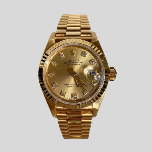 Rolex 69178 Champagne Datejust 26mm 1985
