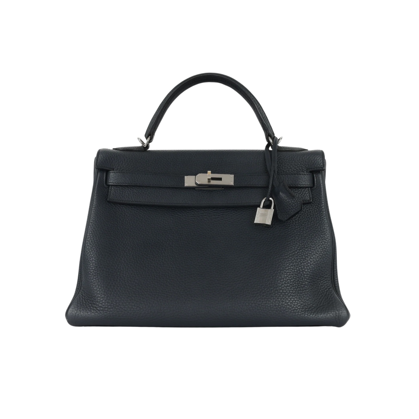 Hermès HERMES  Leather Kelly 25 Black 25mm