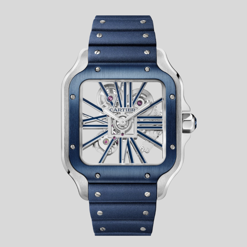 Cartier SANTOS  Blue Santos Large Skeleton  2023