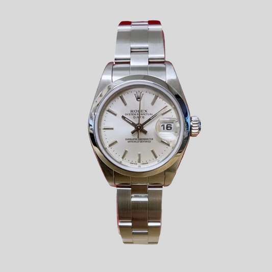 Rolex 79160 Silver Roman Oyster Perpetual Date 26mm 2006