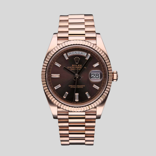 Rolex 228235 Choco Baguette Day-Date 40mm 2022