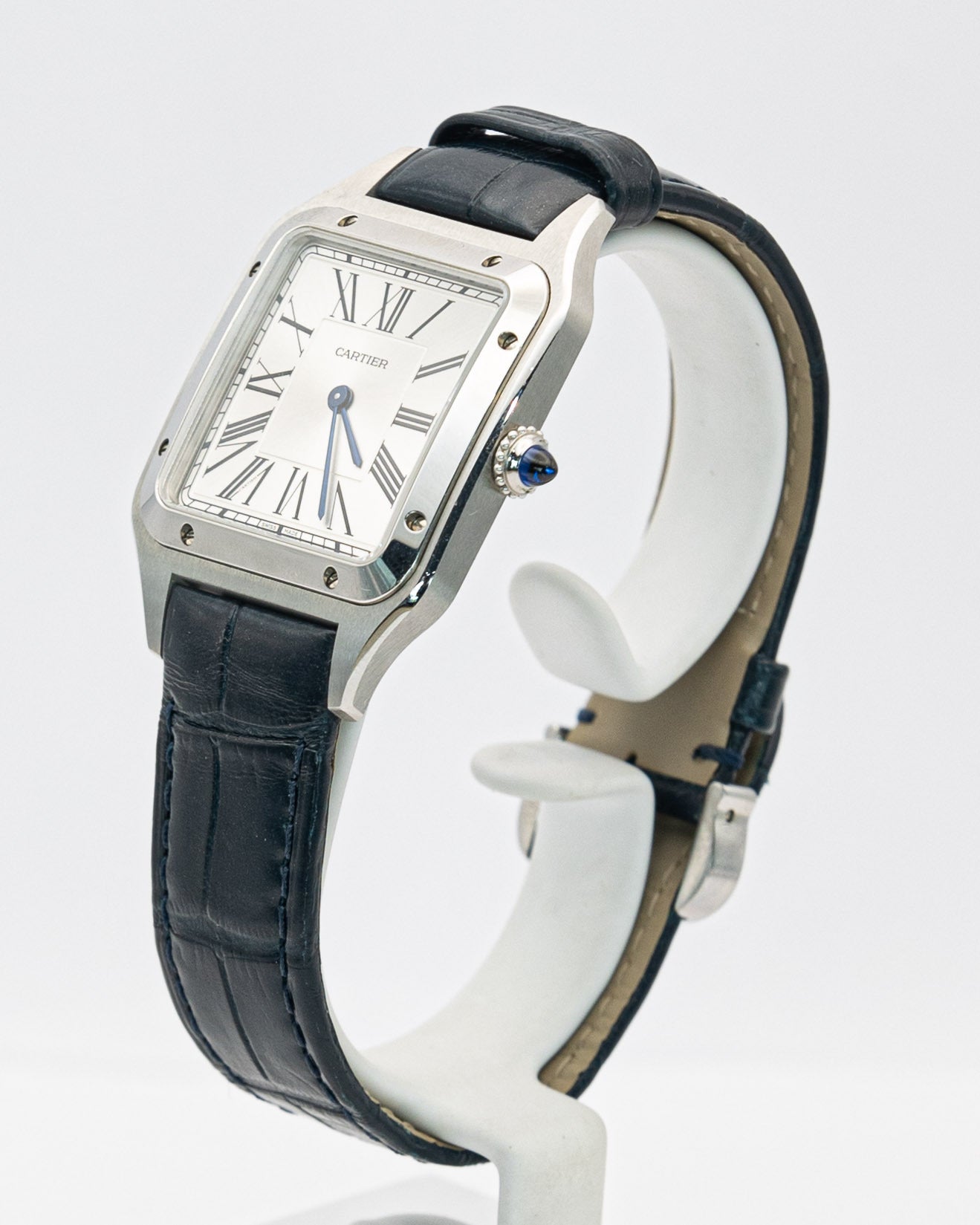 Cartier WSSA0022 Silver Santos Dumont 44mm 2022