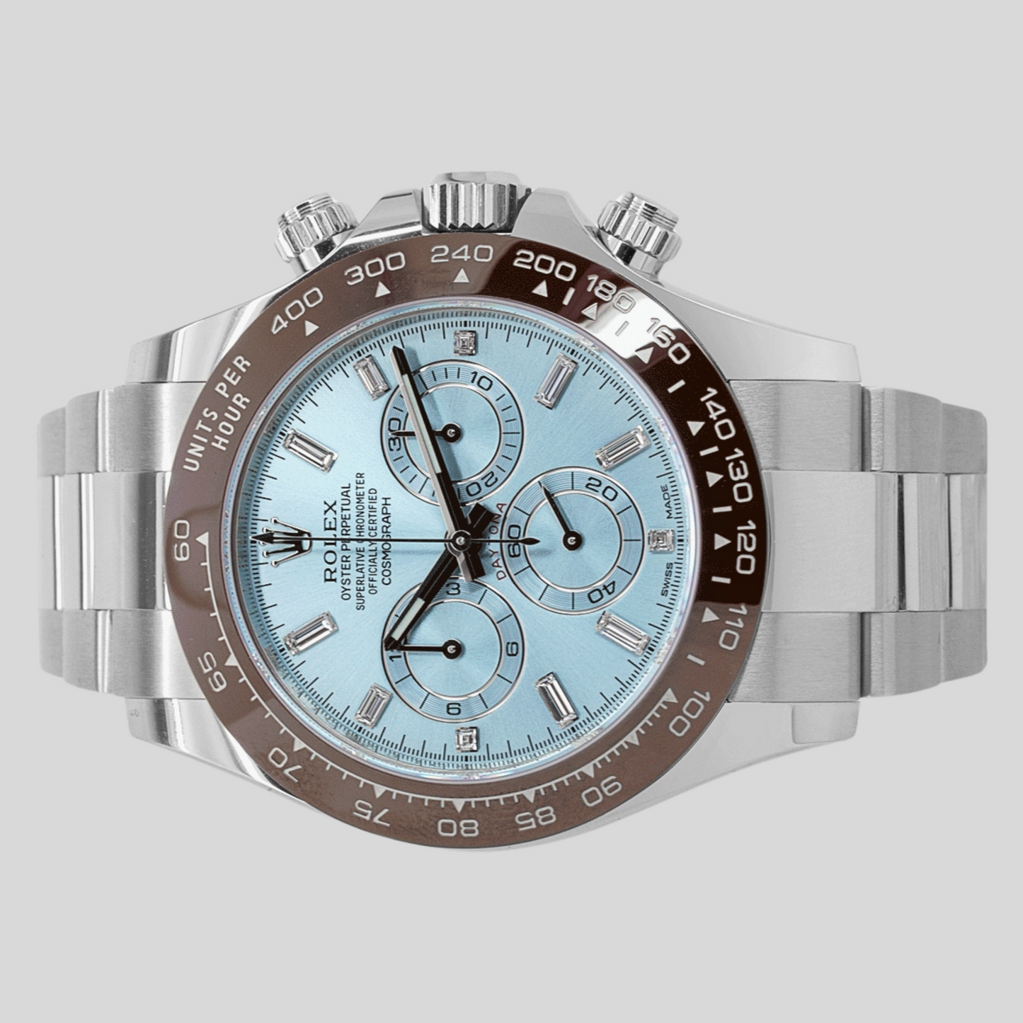 Rolex 116506 Ice Blue Baguette Daytona 40mm 2022