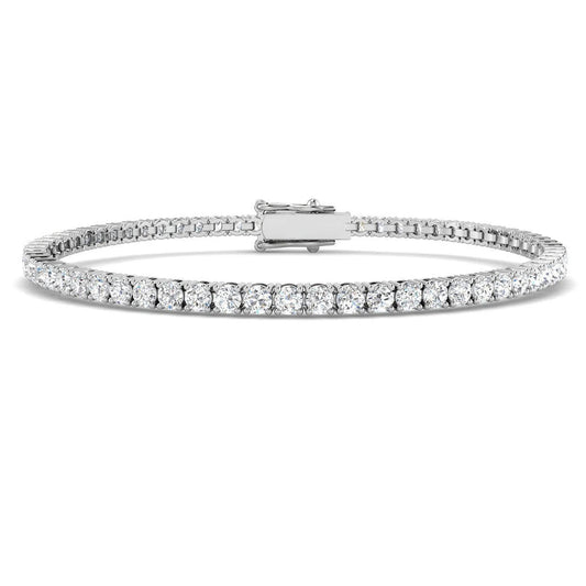 KNQ NATURAL DIAMONDS 14CT K-M Tennis Bracelet
