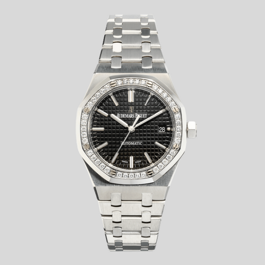 Audemars Piguet 15451ST Black Royal Oak 37mm 2015