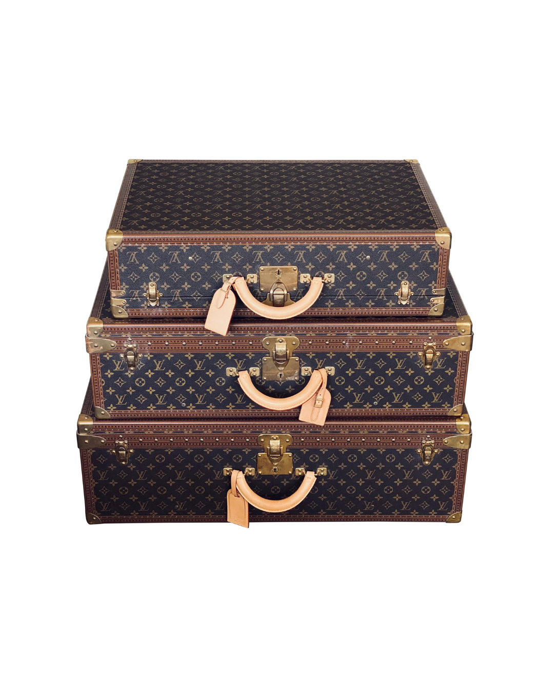 Louis Vuitton 3-Piece Suitcase Luggage Set