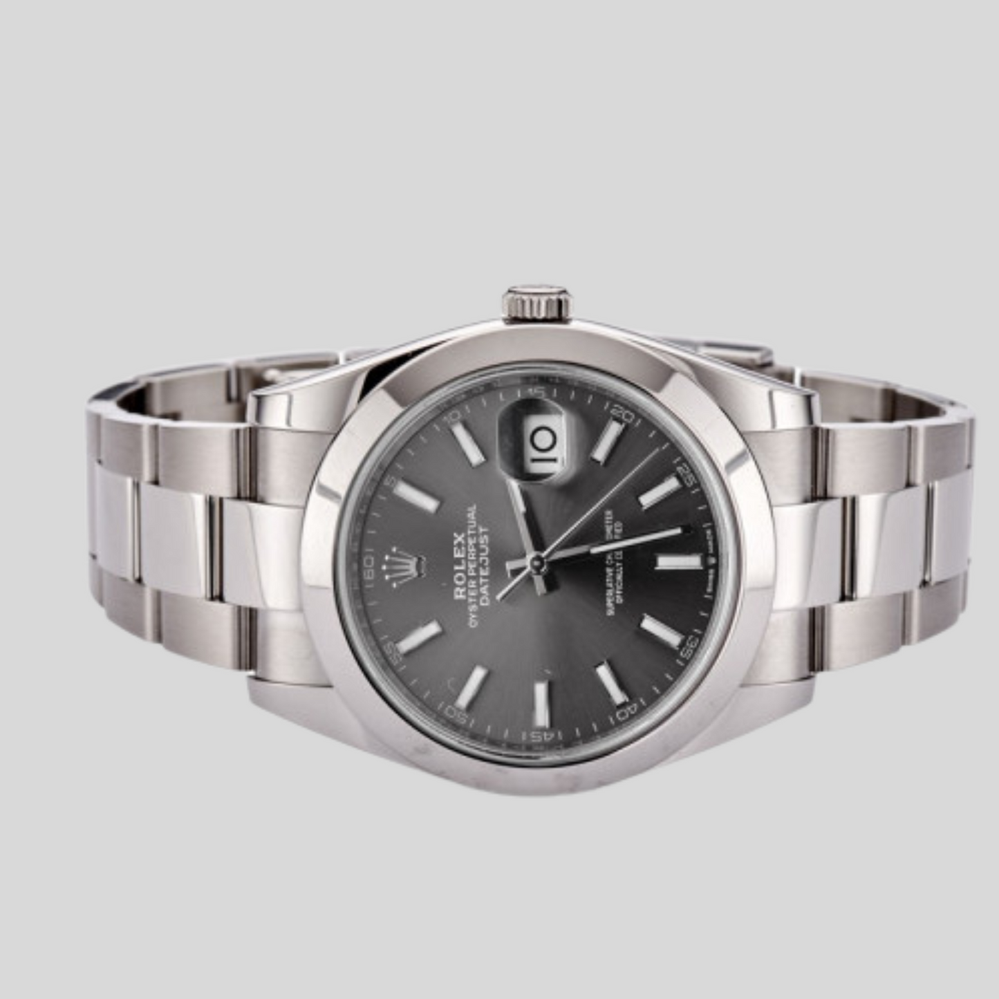 Rolex 126300 Rhodium Baton Datejust 41mm 2024