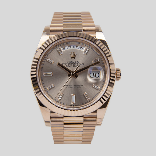 Rolex 228235 Sundust Baguette Day-Date 40mm