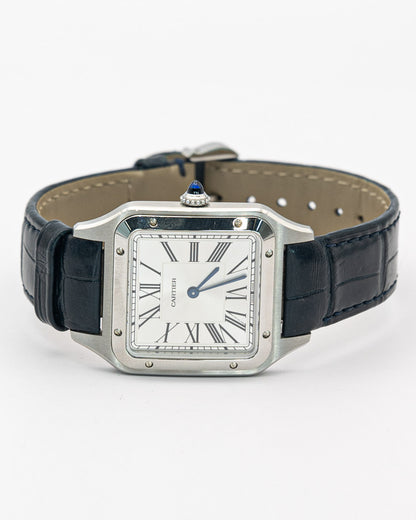 Cartier WSSA0022 Silver Santos Dumont 44mm 2022