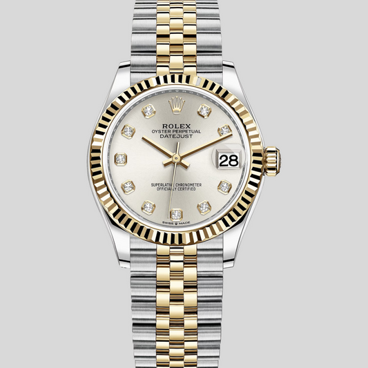 Rolex 278273 Silver Diamond Dot Dial Datejust 31mm 2024