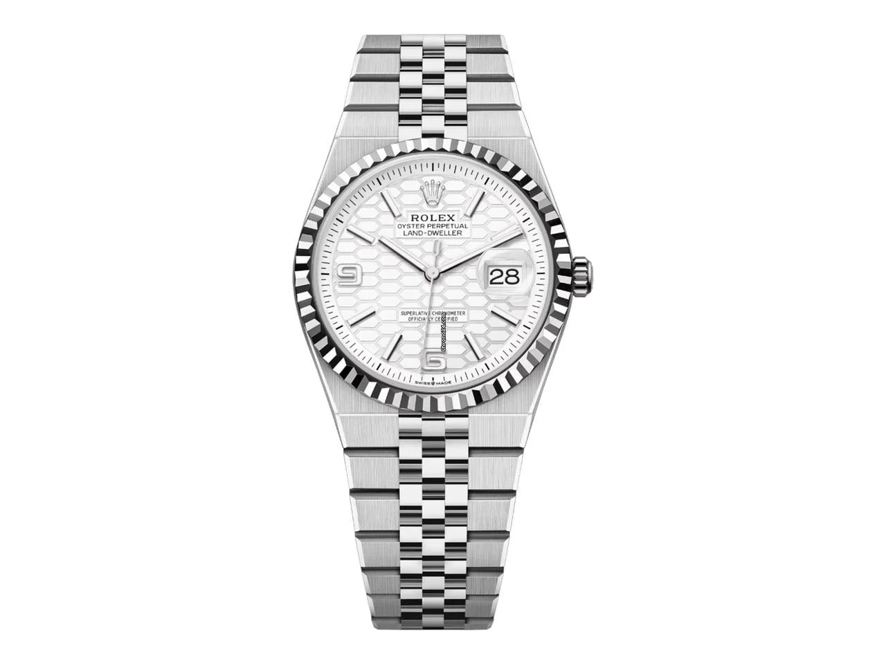 Rolex 127234 White Land-Dweller 36mm 2025