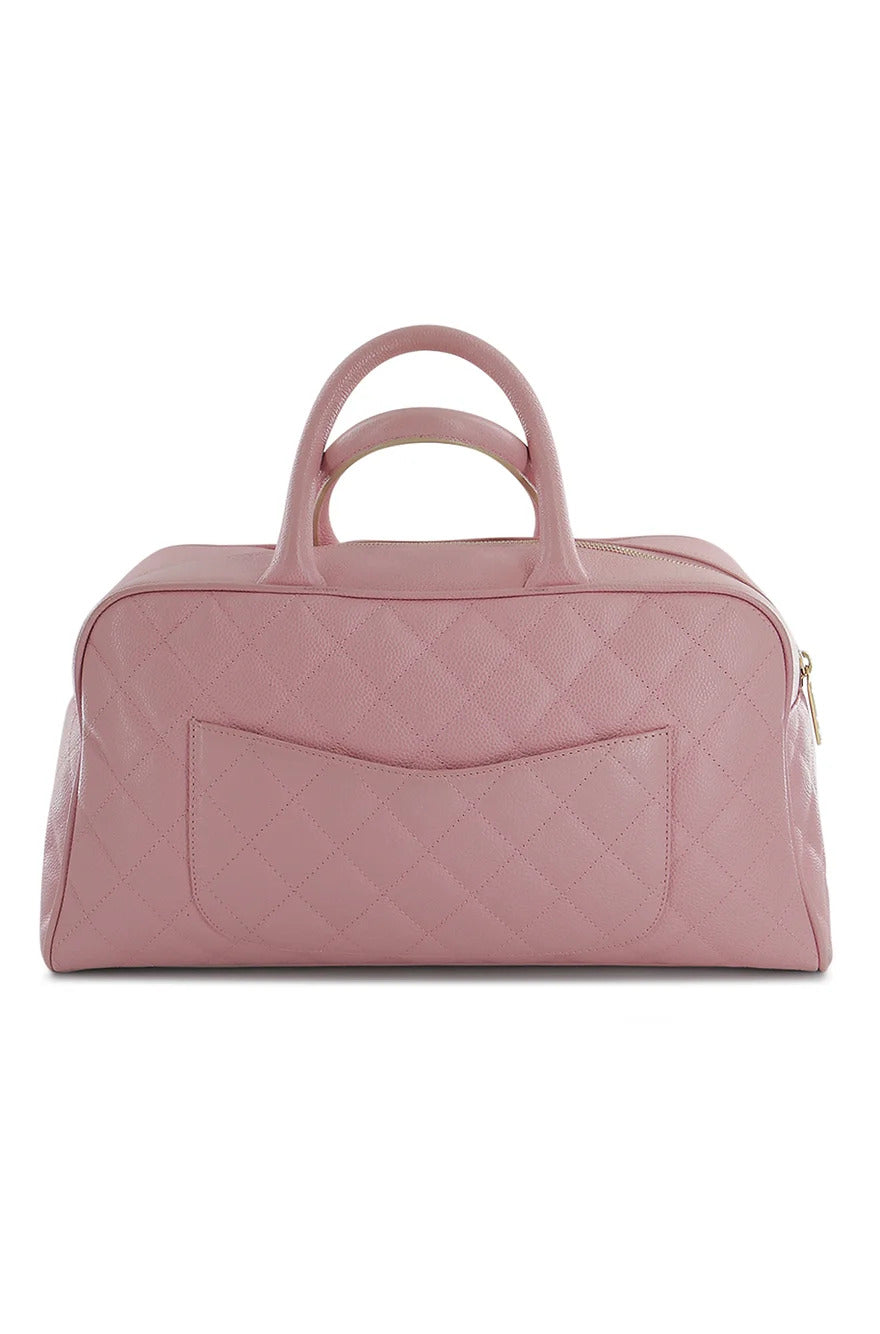 Chanel PINK CAVIAR BOWLING BAG Pink Pink Caviar Bowling Bag