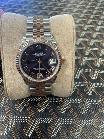 Rolex 278271 Aubergine Diamond 6 Datejust 31mm 2024