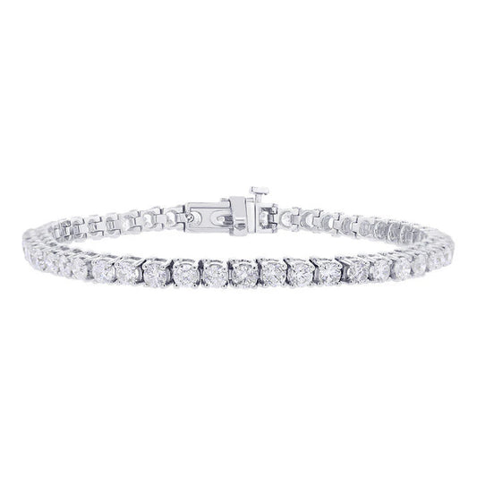 KNQ NATURAL DIAMONDS 5CT G-I Tennis Bracelet