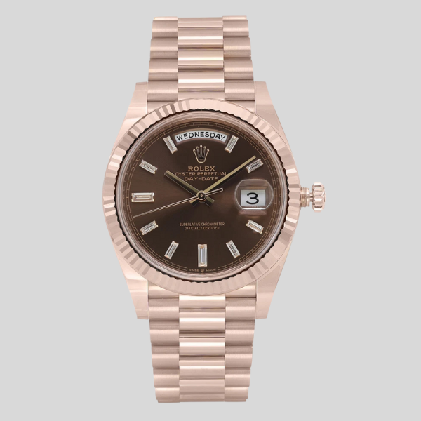 Rolex 228235 Choco Baguette Day-Date 40mm 2021