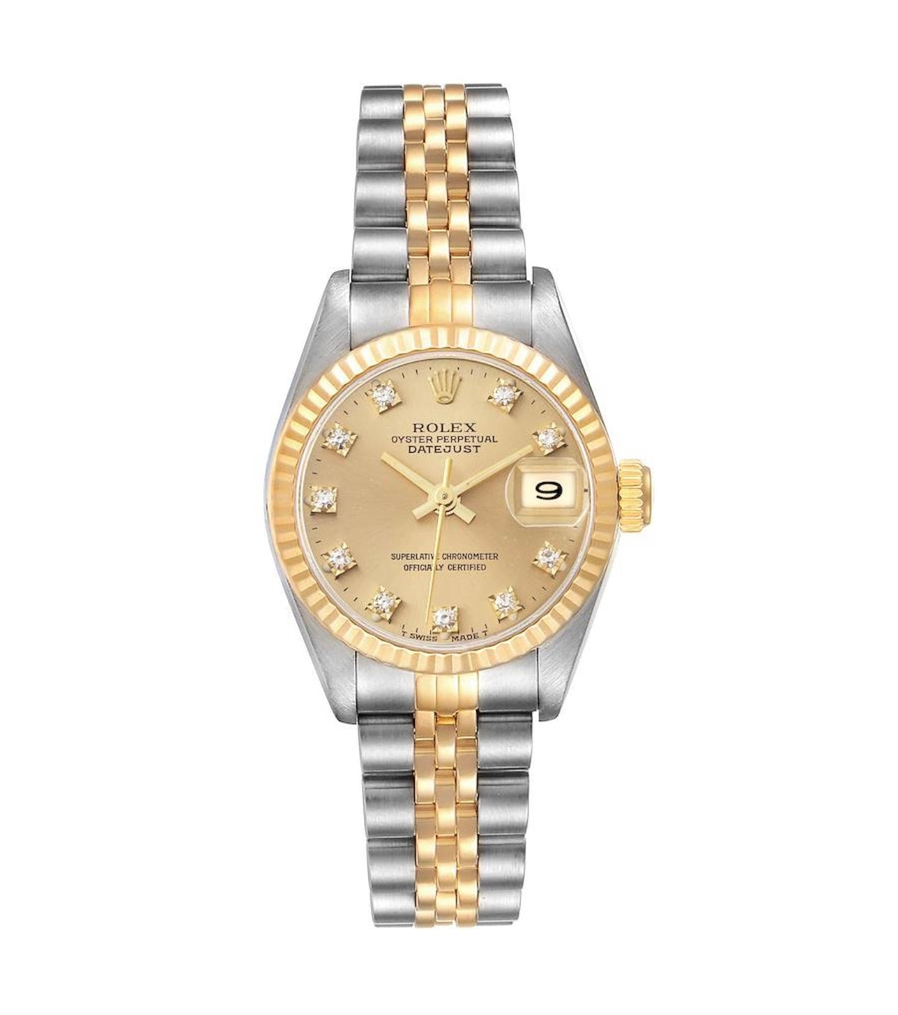 Rolex 69173 Champagne Dial Datejust  1993