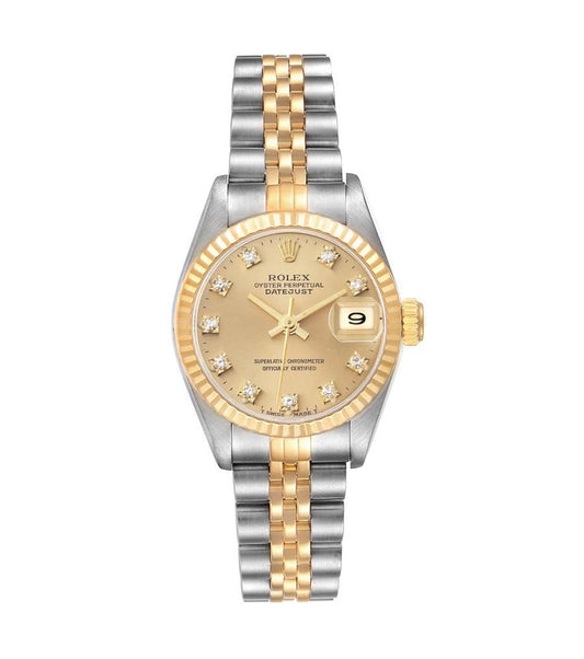 Rolex 69173 Champagne Dial Datejust  1993