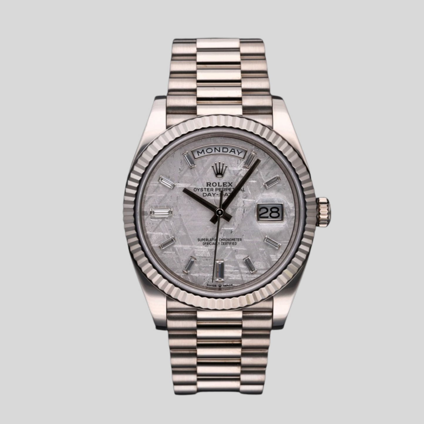 Rolex 228239 Metorite Baguette Day-Date 40mm 2024