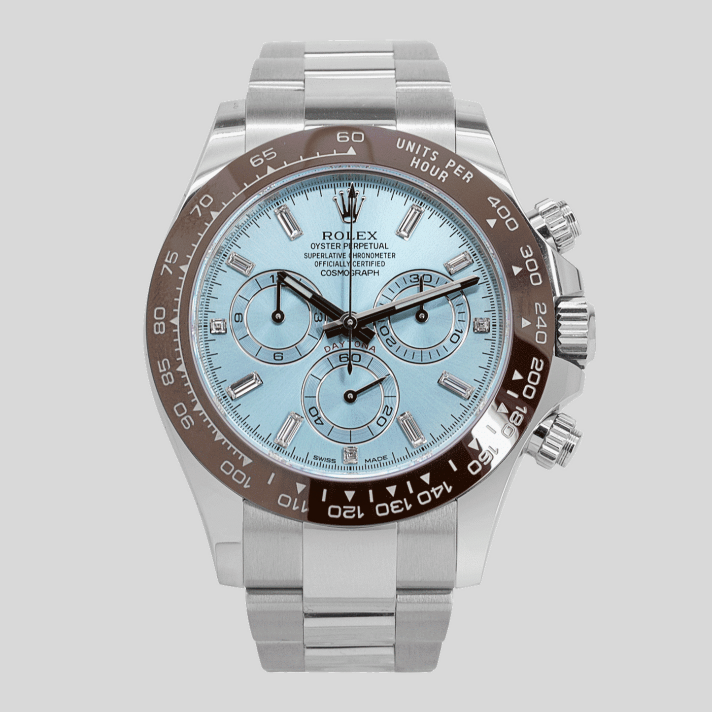 Rolex 116506 Ice Blue Baguette Daytona 40mm 2022